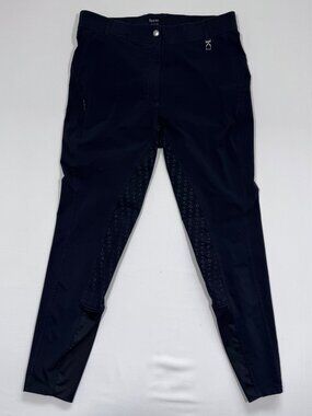 Horze Active Full Seat Breeches Silicone Grip Black Equestrian 30 Horse Riding